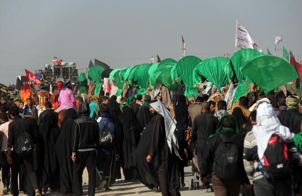 عکس پیاده روی اربعین کودکانه