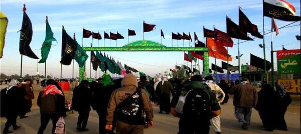 عکس پیاده روی اربعین کودکانه