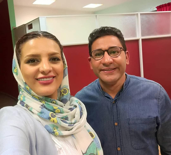 عکس چت سالومه با سروش جمشیدی