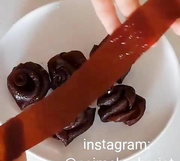 عکس لواشک به شکل گل