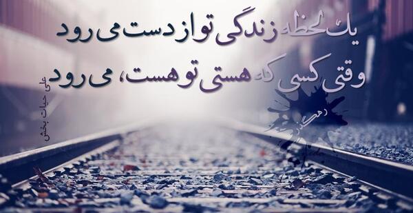 عکس نوشته تنها ولی وحشی