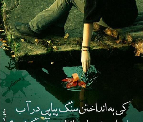 عکس نوشته تنها ولی وحشی