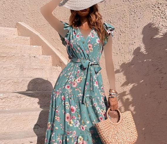 عکس پیراهن بلند دخترانه
