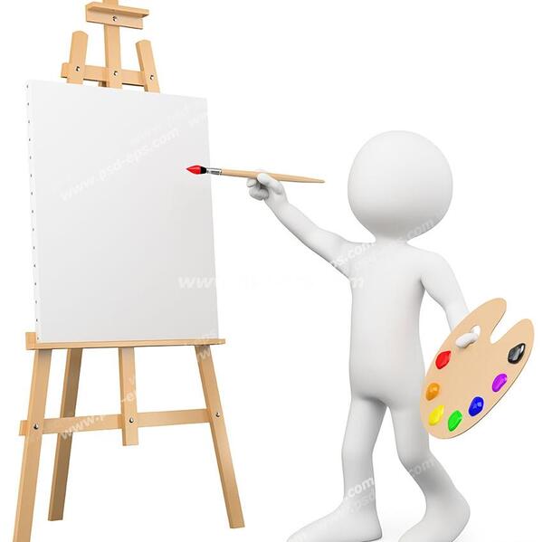 عکس نقاشی فانتزی آدمک