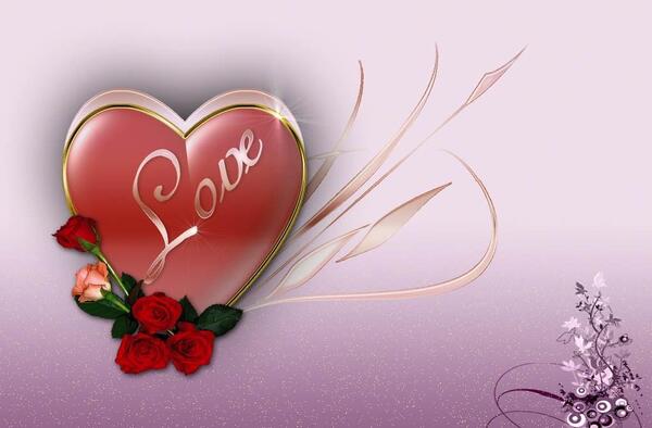 عکس سه بعدی عشق