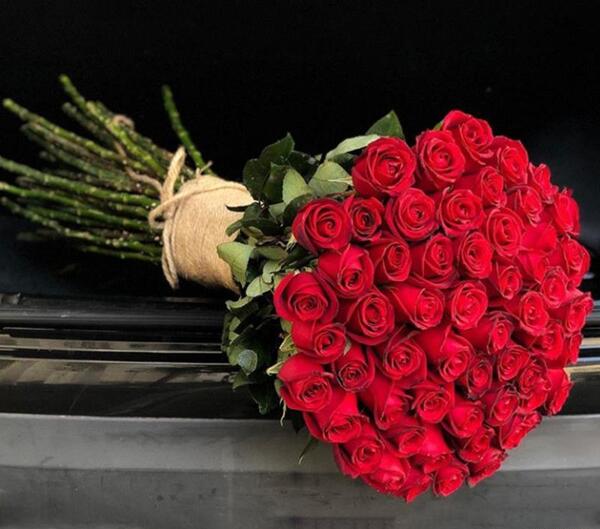 عکس دسته گل رز