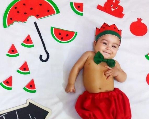 عکس لباس یلدا برای نوزاد