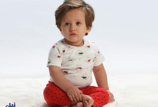 عکس لباس یلدا برای نوزاد
