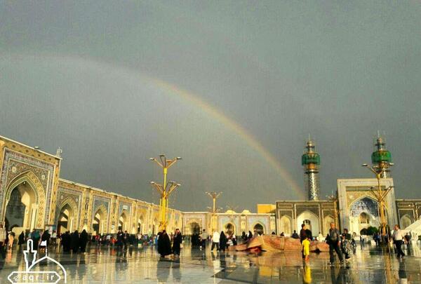 عکس تصاویر رنگین کمان در آسمان