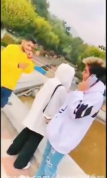 عکس متین امینی ونیکا فلاحی در پارتی