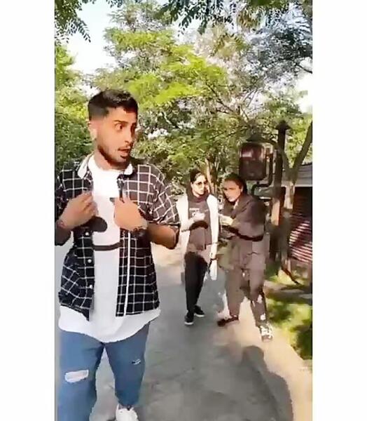 عکس متین امینی ونیکا فلاحی در پارتی