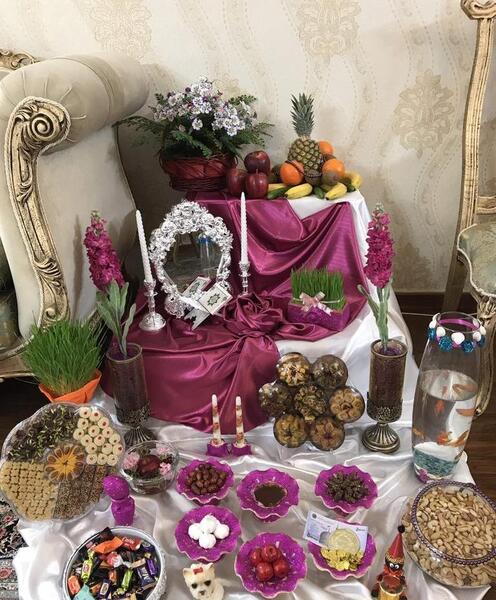 عکس سفره هفت سین در خانه