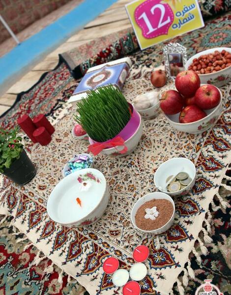 عکس سفره هفت سین در خانه