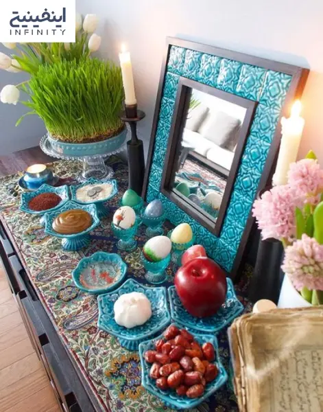 عکس سفره هفت سین در خانه