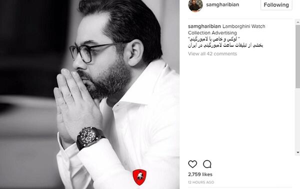 عکس های اینستاگرام سام قریبیان