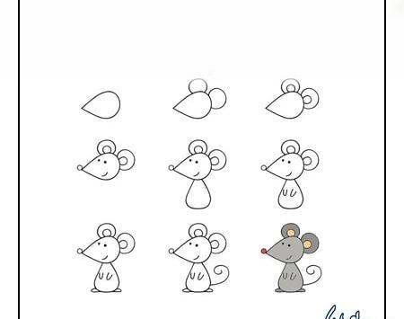 عکس موش کارتونی ساده