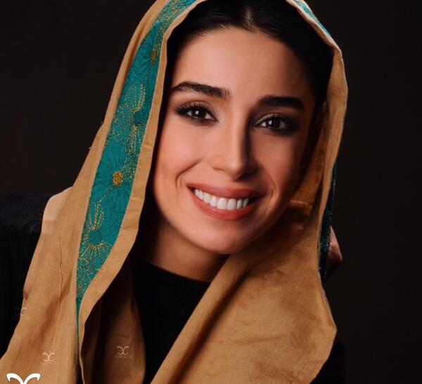 عکس عاطفه نوری با همسرش