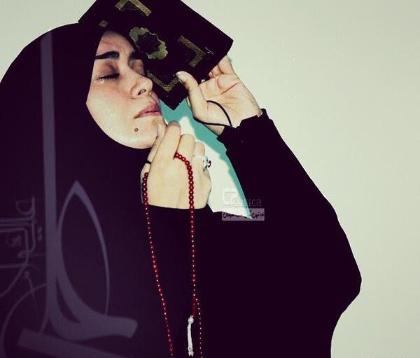 عکس عاطفه نوری با همسرش