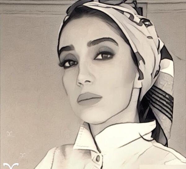عکس عاطفه نوری با همسرش