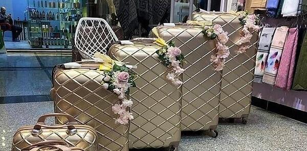 عکس تزیین چمدان