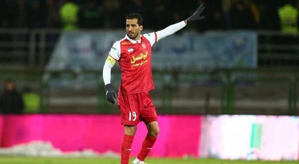 عکس وحید امیری با لباس پرسپولیس