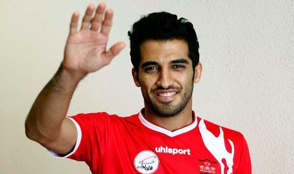 عکس وحید امیری با لباس پرسپولیس