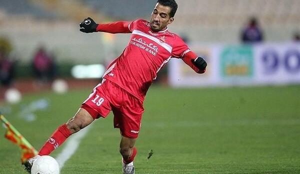عکس وحید امیری با لباس پرسپولیس