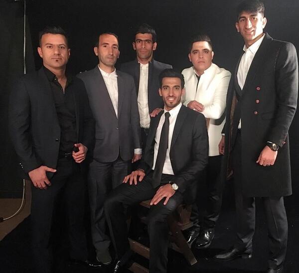 عکس وحید امیری با لباس پرسپولیس