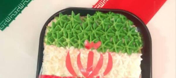 عکس صبحانه ی پرچم ایران