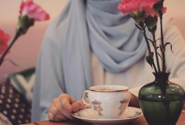 عکس نوشته قهوه خوردن