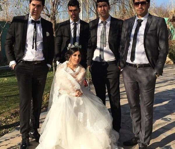 عکس عروسی سوگند خورشیدی