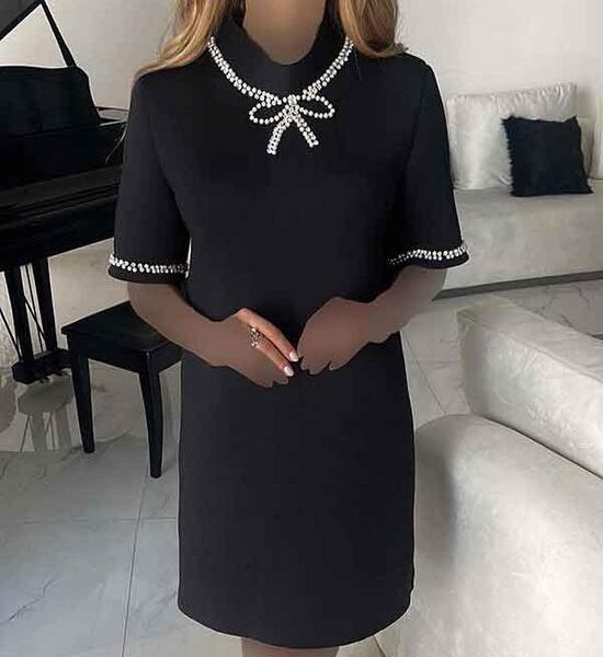 عکس لباس مجلسی کوتاه راسته جدید