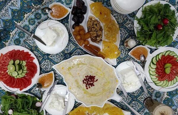 عکس سفره افطاری رمضان