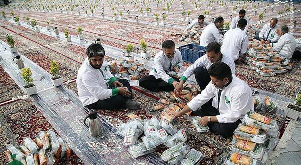عکس سفره افطاری رمضان