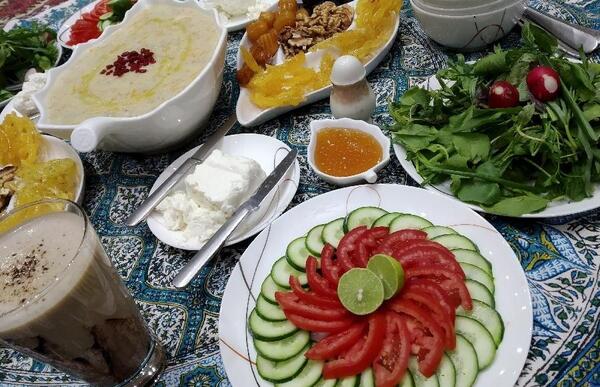 عکس سفره افطاری رمضان