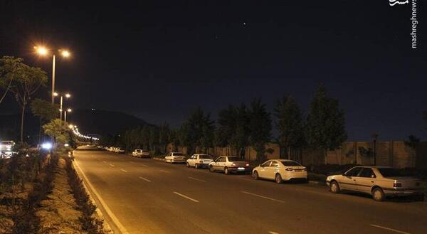عکس شب کرج