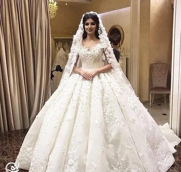 عکس لباس عروس پرنسسی