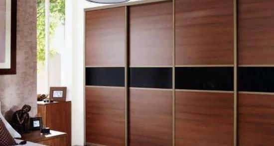 عکس کمد دیواری قهوه ای