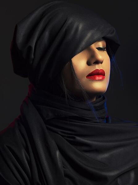 عکس حجابی خنده دار
