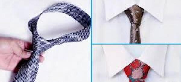 عکس آموزش گره کراوات