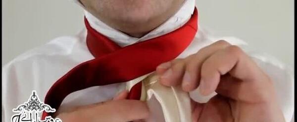 عکس آموزش گره کراوات