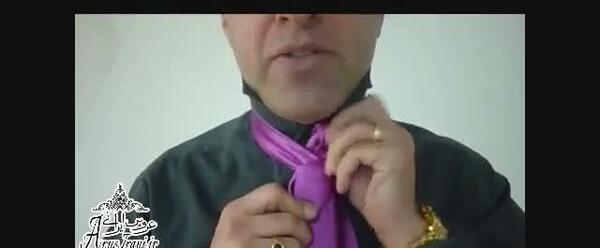 عکس آموزش گره کراوات