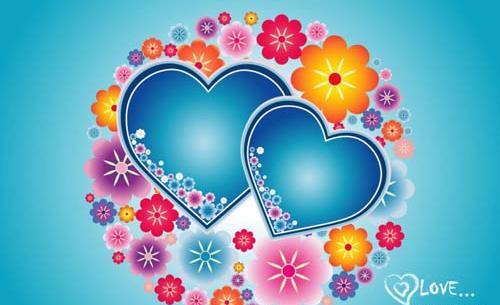 عکس قلب نوشته شده