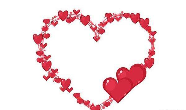 عکس قلب نوشته شده