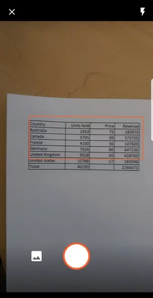 تبدیل عکس جدول به متن