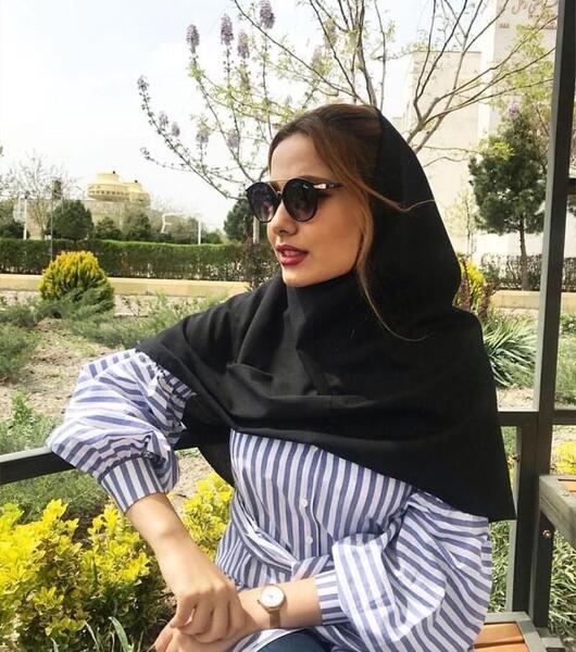 عکس بافت زیر مقنعه