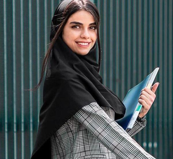 عکس بافت زیر مقنعه