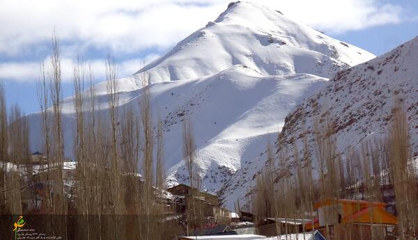 عکس زمستان در روستا