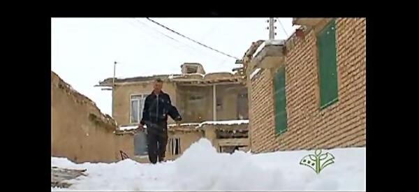 عکس زمستان در روستا