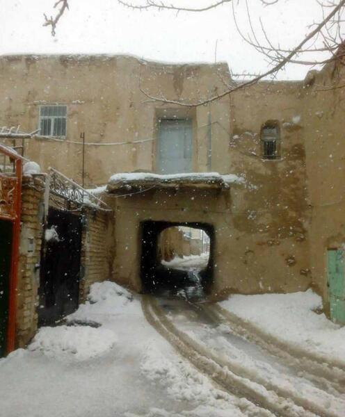 عکس زمستان در روستا